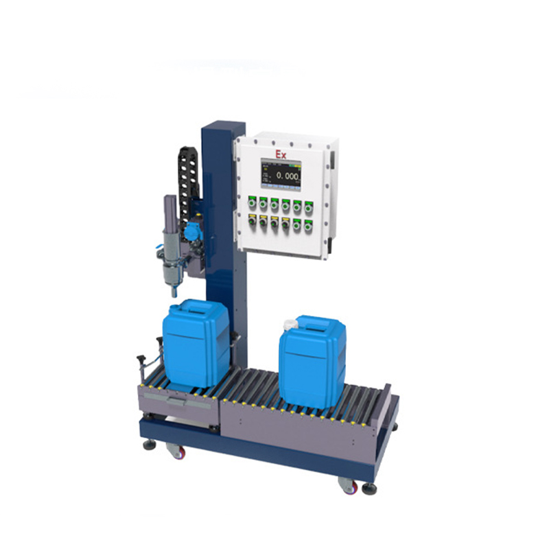 Automatic long tube type weighing and filling machine